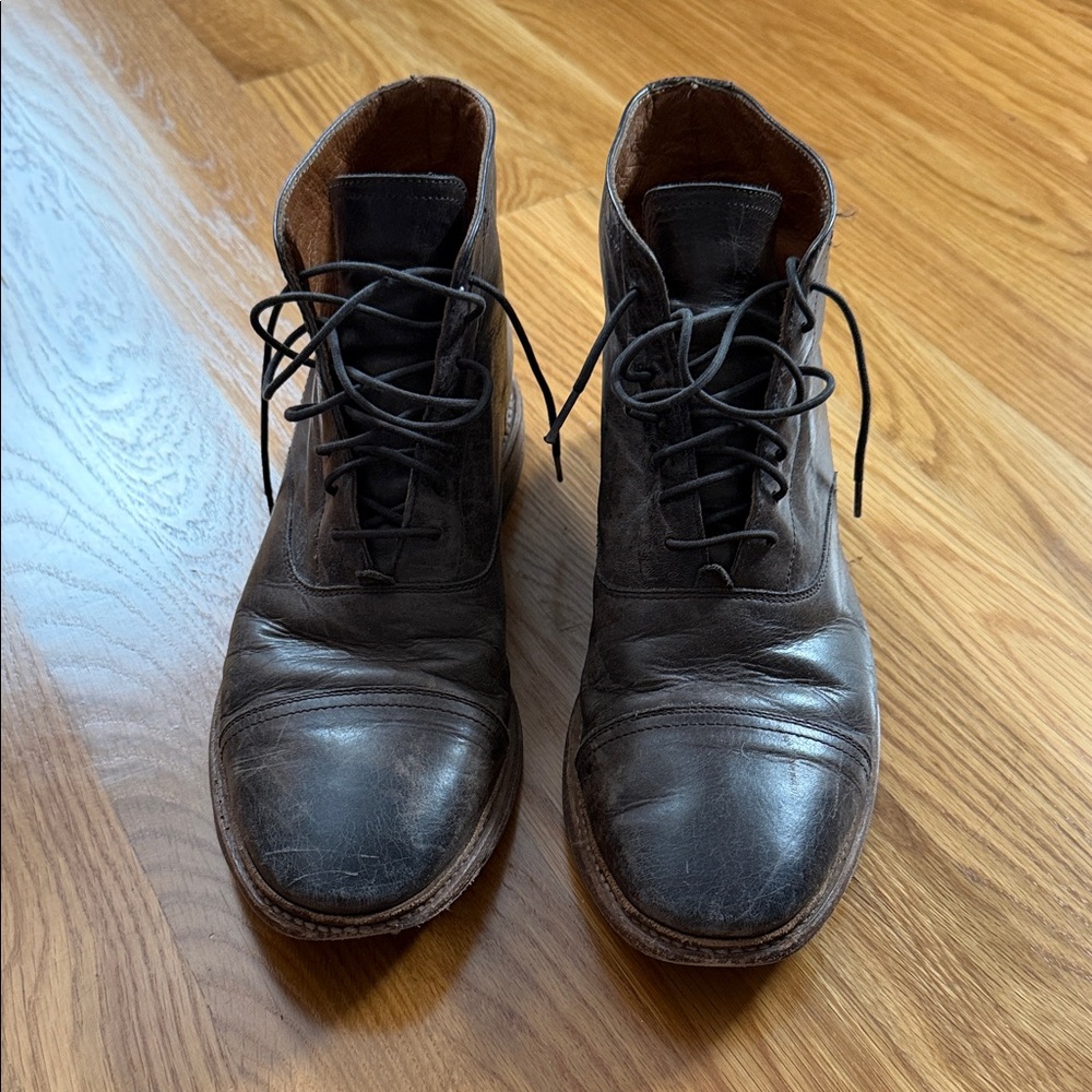 Frye Dark Brown Leather Boots